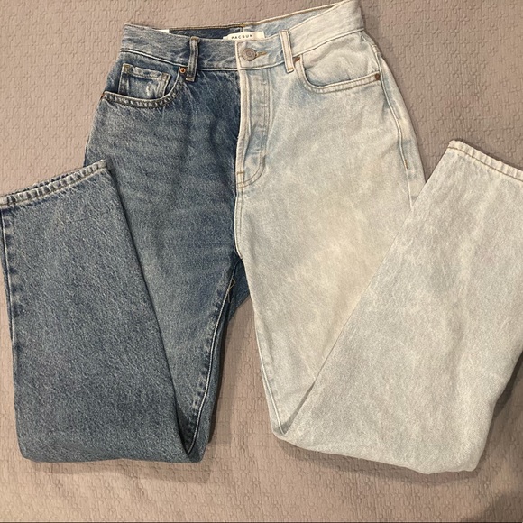 Pacsun Two Tone High-rise Jeans Size 24 - Picture 12 of 12